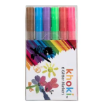 Glitter Markers, 6 Piece